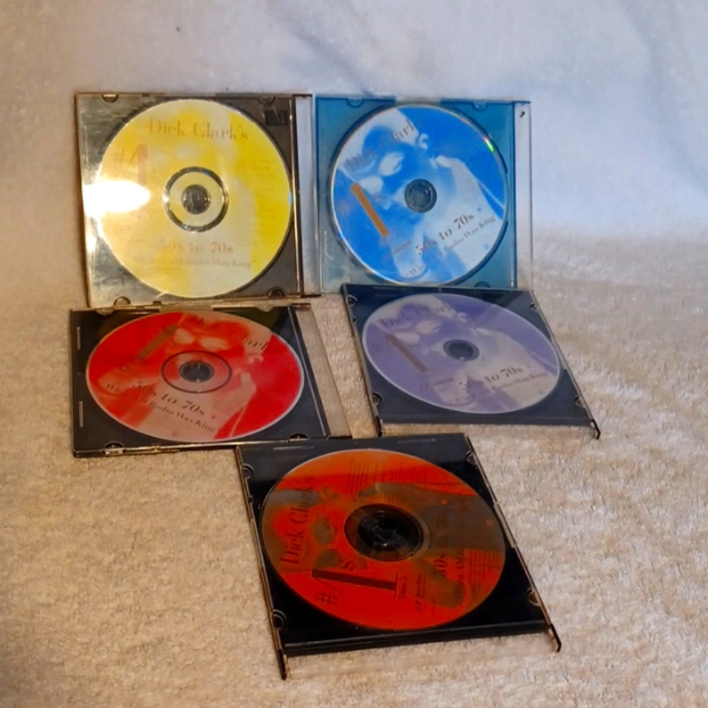 Dick Clark's 50'sto 70's 5 cd set When radio was king